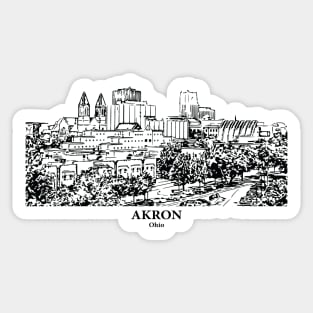 Akron - Ohio Sticker